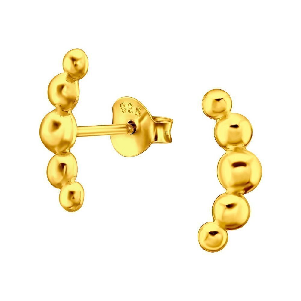 14k Gold Geometric Simple Stud Earrings